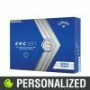 2023 Callaway ERC Soft Triple Track Personalized White Golf Balls