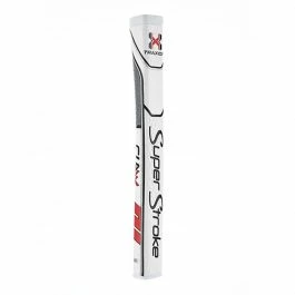 Super Stroke Traxion Claw 1.0 Putter Grip - White/Red/Grey