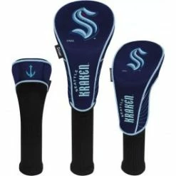 Team Effort Seattle Kraken Headcovers – 3 Pack