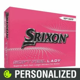2023 Srixon Soft Feel Lady 8 Personalized White Golf Balls